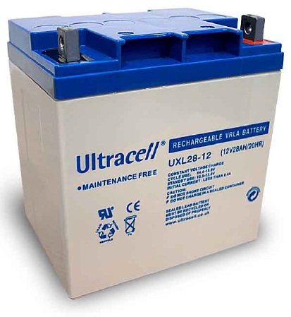 Bateria Longa Duração 12V 28Ah (165 x 126 x 175 mm) - Ultracell