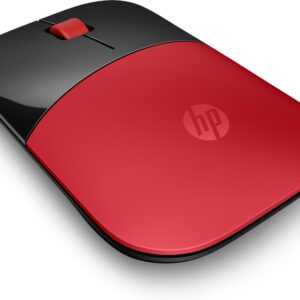 Rato RF Wireless ?tico 1200 DPI Ambidestro Vermelho - HP