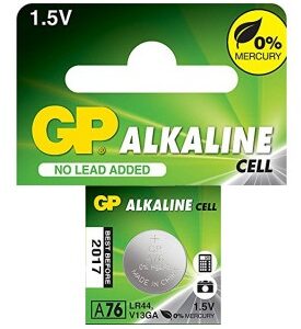 Pilha Alcalina 1,5V LR44/AG13/V13GA/A76 - GP