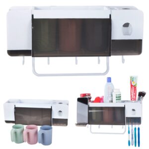 Organizador de Escovas e Copos c/ Dispensador de Pasta