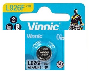 Pilha V399/V395/SR926SW/AG7/L926F 1,55V - VINNIC