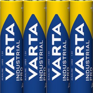 Pack 4x Pilhas Alcalinas Industrial 1,5V LR03 AAA - VARTA