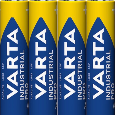 Pack 4x Pilhas Alcalinas Industrial 1,5V LR03 AAA - VARTA
