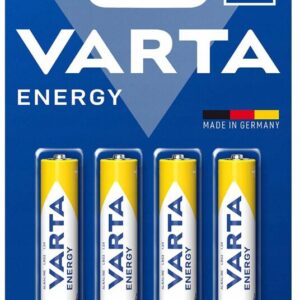 Blister de 4 Pilhas Alcalinas AAA LR03 - VARTA