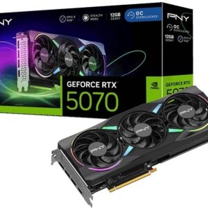 Placa Gr?fica GeForce RTX 5070 Gaming RGB Triple Fan OC 12GB GDDR7 DLSS4 - PNY