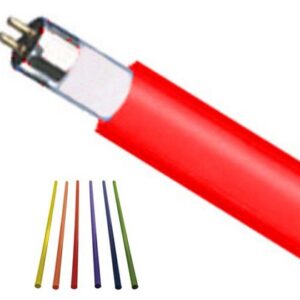 Filtro PVC p/ Lâmpada Fluorescente T9-36/40W - Vermelho