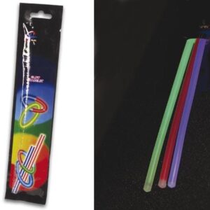 Conjunto 3 Tubos Luminosos (Ø0,5 x 20 cm) - Cores Surtidas