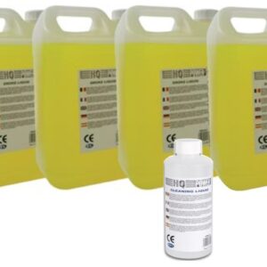 Conjunto de 4 Liquido de Fumos (5L) + Liquido Limpeza