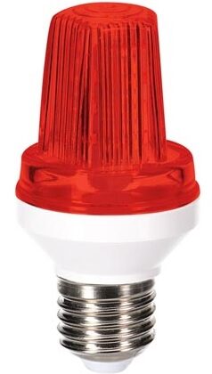Lampada Mini Strobe 3W / 220V - E27 Vermelho
