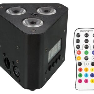 Projector TRUSSLED 33 - 3x LED RGB de 3W DMX - HQ POWER