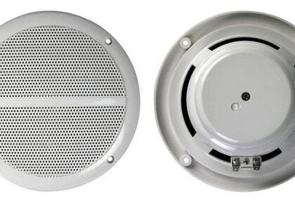 Pack 2 Altifalantes Tecto 6,5 c/ Grelhas e Resistência Água 120W - VELLEMAN