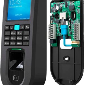 Leitor Biométrico Autónomo c/ Impressões Digitais MF e Teclado - ANVIZ