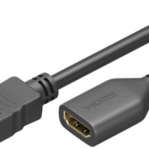Cabo Extens?o HDMI 2.0 Macho-Femea 4K 3D (1 metro)