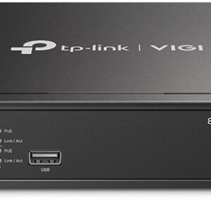 Gravador NVR 8 Canais IP PoE+ (Preto) - TP-LINK