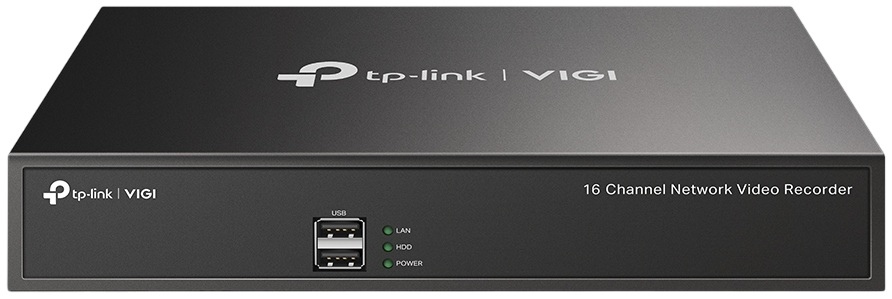 Gravador NVR VIGI NVR1016H 16 Canais Non-PoE 1HDD H265+ (Preto) - TP-LINK