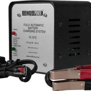 Carregador de Baterias Chumbo 12V / 1,25A - HQ POWER