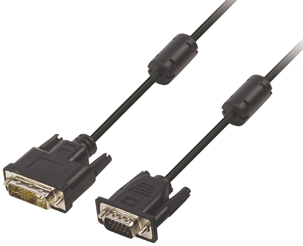 Cabo VGA Macho - DVI A Macho (2 mts)