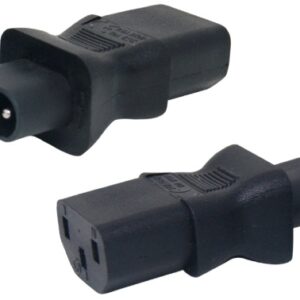 Ficha Alimenta??o Adaptadora Tripolar Femea (IEC-320-C13) - Ficha Tipo 8 Macho (IEC-320-C8)