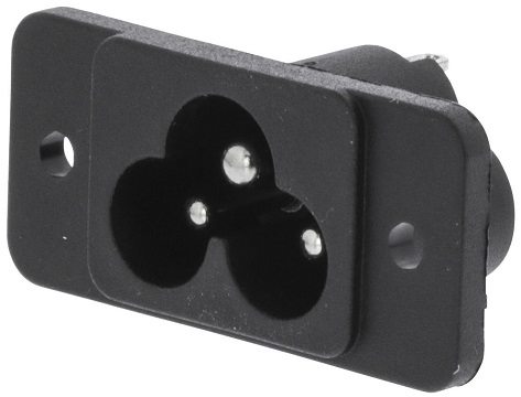 Ficha Painel Femea Tripolar (IEC-320-C6)