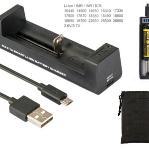 Carregador Baterias/Pilhas Multifunções Litio LI-ION - XTAR