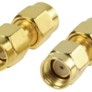 Emb. 2x Fichas Adaptadoras SMA Macho (Polaridade Inversa) - SMA Macho