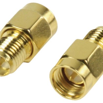 Emb. 2x Fichas Adaptadoras SMA Femea (Polarida Inversa) - SMA Macho