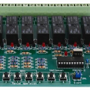 Módulo Relé USB de 8 Canais - Velleman Projects