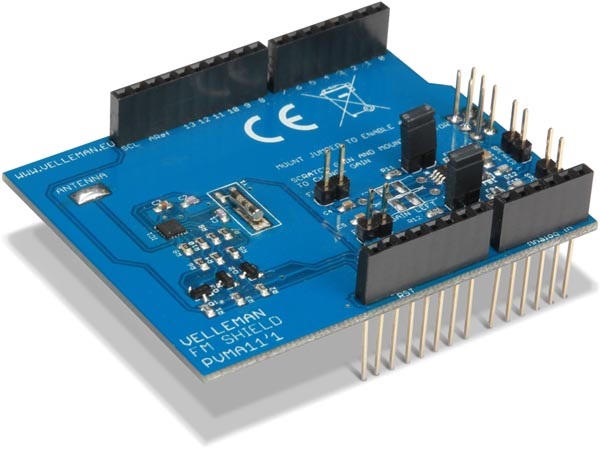 Módulo Shield de Rádio FM Stéreo para Arduino - VELLEMAN