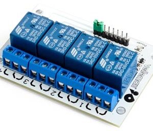 M?dulo de 4 Rel?s Compat?vel c/ Arduino - VELLEMAN WPM400