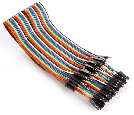 Conjunto de 40 Fios JUMPER NSR Macho-Macho (30cm) - WHADDA WPA413