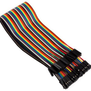 Conjunto de 40 Fios JUMPER NSR Fêmea-Fêmea (30cm) - WHADDA WPA415