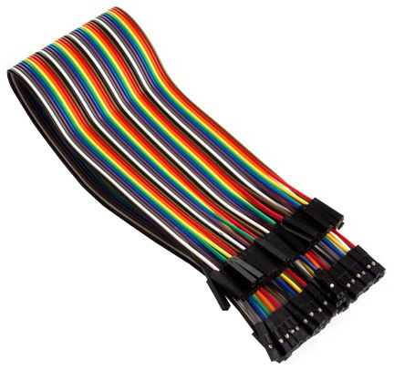 Conjunto de 40 Fios JUMPER NSR Fêmea-Fêmea (30cm) - WHADDA WPA415