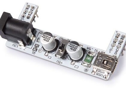 Módulo Alimentação 2 Canais p/ Placas de Ensaio de 3,3V/5V Compatível c/ Arduino - WHADDA WPM424