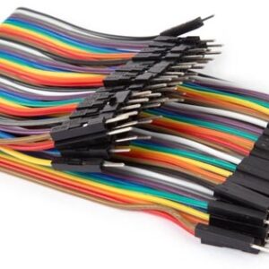 Conjunto de 40 Fios JUMPER NSR Macho-Macho (150mm) - VELLEMAN WPA427