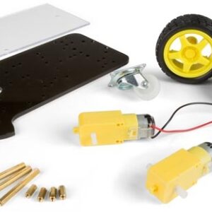Kit Robótica c/ Motor, Chassis e 2 Rodas Motrizes c/ Arduino - VELLEMAN