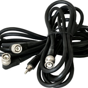 Cabo BNC Macho - RCA Macho (2 mts) + Cabo BNC 90? Macho - BNC 90? Macho (3 mts)