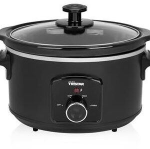 Panela de Cozedura Lenta 3.5L 180W (Preto) - TRISTAR