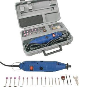 Mini Berbequim 220V 10000-32000RPM c/ Mala + 40 Acess?rios (135W) - VELLEMAN