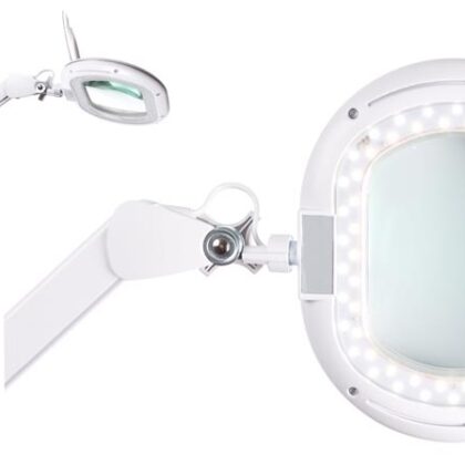 Candeeiro Bancada 60x LEDs c/ Lupa 5 Dioptrias Branco 3500 a 6500K Regulável - VELLEMAN