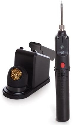 Ferro de Soldar 8W s/ Fios Recarregável USB c/ Suporte Carregador - VELLEMAN