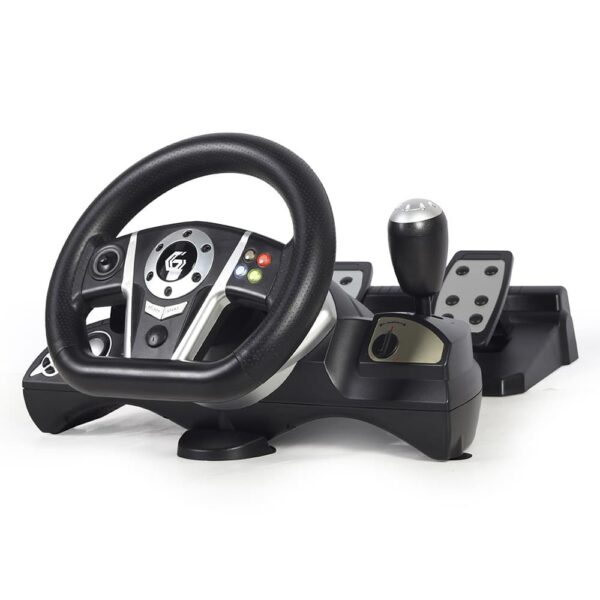 Volante Multi-Interface com Vibração PC/PS3/PS4/Switch Com pedais