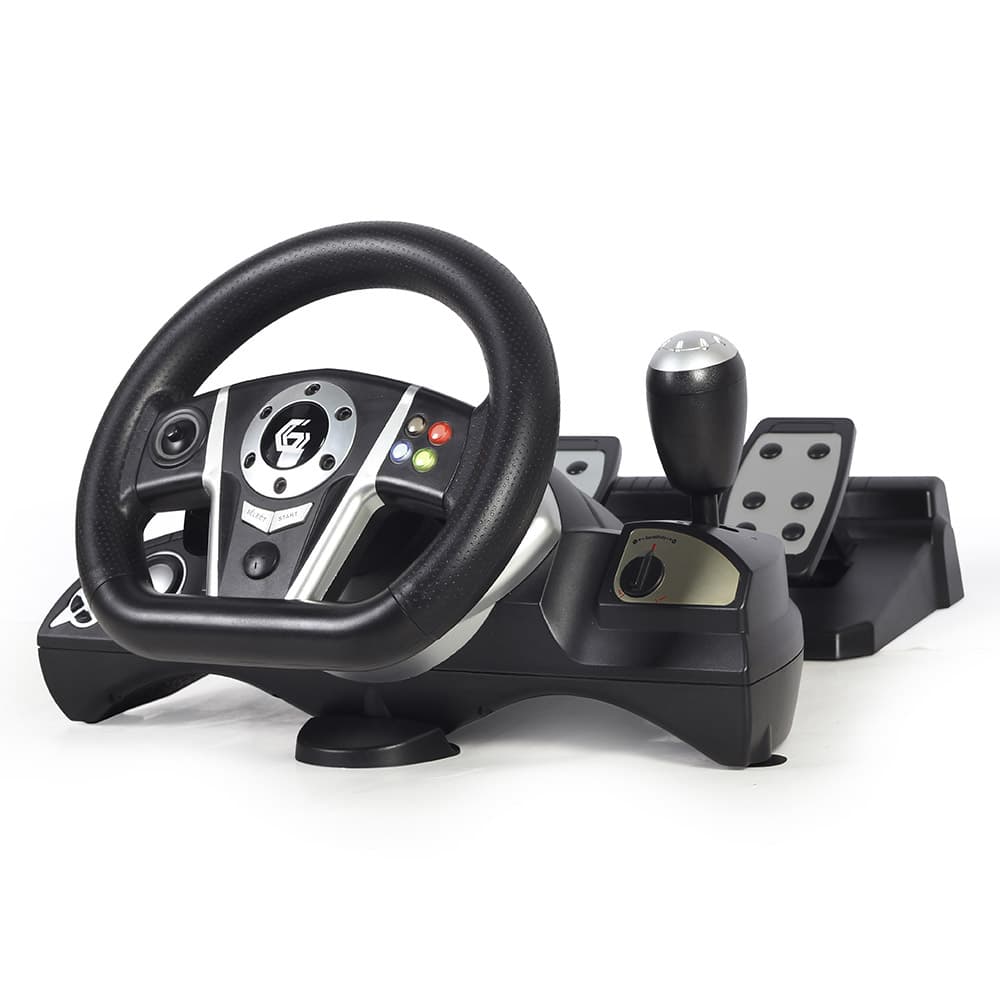 Volante Multi-Interface com Vibração PC/PS3/PS4/Switch Com pedais