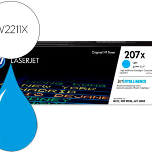 Toner 207X Color Laserjet Pro M282Nw / M283Fdn / M283Fdw (Ciano) – HP
