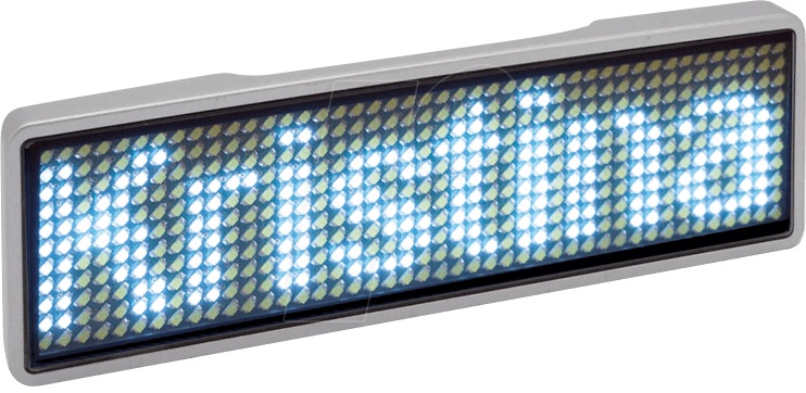Crachá LED Personalizável (93 x 29 x 6,5 mm)