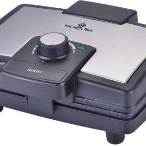 M?quina de Waffles 800W (Preto) - SOGO