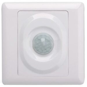 Sensor de Movimento PIR Branco (Parede)
