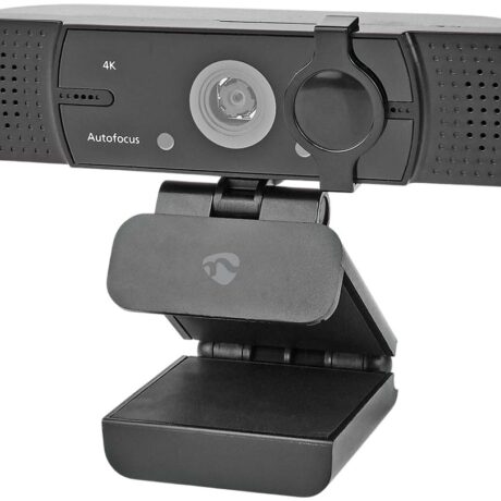 Webcam 4K Ultra HD USB (Preto) - NEDIS