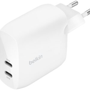 Carregador Duplo BoostCharge Pro USB-C 60W (Branco) - BELKIN