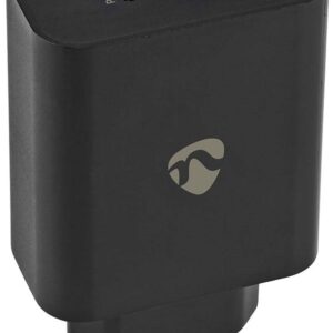 Carregador Universal Duplo USB - (1x USB-C + 1x USB-A Carregamento R?pido 65W (Preto) - NEDIS