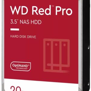 Disco Rígido NAS 3.5 Red Pro 20TB 7200RPM 512MB SATA - WESTERN DIGITAL